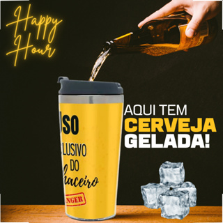 Copo Termico Personalizado Cerveja Inox Interno Uso Exclusivo