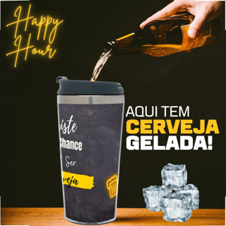 Copo Termico Personalizado Inox Interno Cerveja Existe.