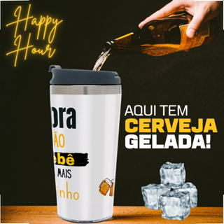 Copo Termico Personalizado Cerveja Inox Interno Chora Bebe