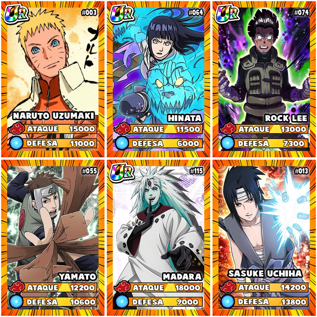 Jogo Rank Card Ninja - Naruto Shippuden - Universo Shopping