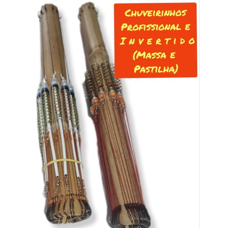 CHUVEIRINHOS PARA CARPAS CABEÇUDAS INVERTIDO COM MASSA E PASTILHA E O CABEÇUDAS PROFISSIONAL