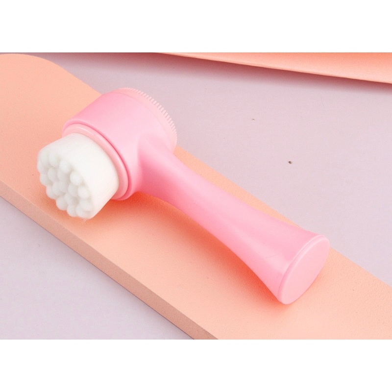 Escova Limpeza Facial 2 Em 1 Aparelho Massagem Esponja