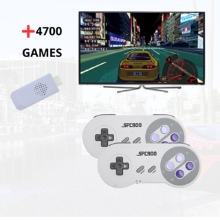 Super Nintendo SF900 Console de Videogame, TV Game Stick, Construído em  6100 + Jogos, Saída HD, Jogador Portátil com Gamepad Sem Fio - AliExpress