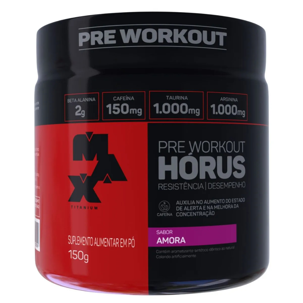 Pré Treino Horus - 150g - Max Titanium