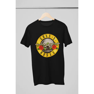Camisetas Bandas de Rock Clássicas Rock 'n Roll Metal Heavy Metal Slash Música Guilmour Guitarra Bateria Violáo 100% Algodão Varias Cores Alta Qualidade Plus Size