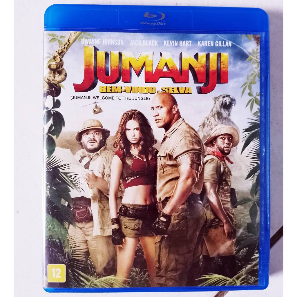 Blu-ray - Jumanji - Coleção com 2 filmes- Edição Especial Limitada  (Steelbook)- Jack Black - Robin Williams - Kirsten Dunst)