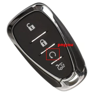 Carcaça Chave Presença Chevrolet Novo Cruze 4 Botões