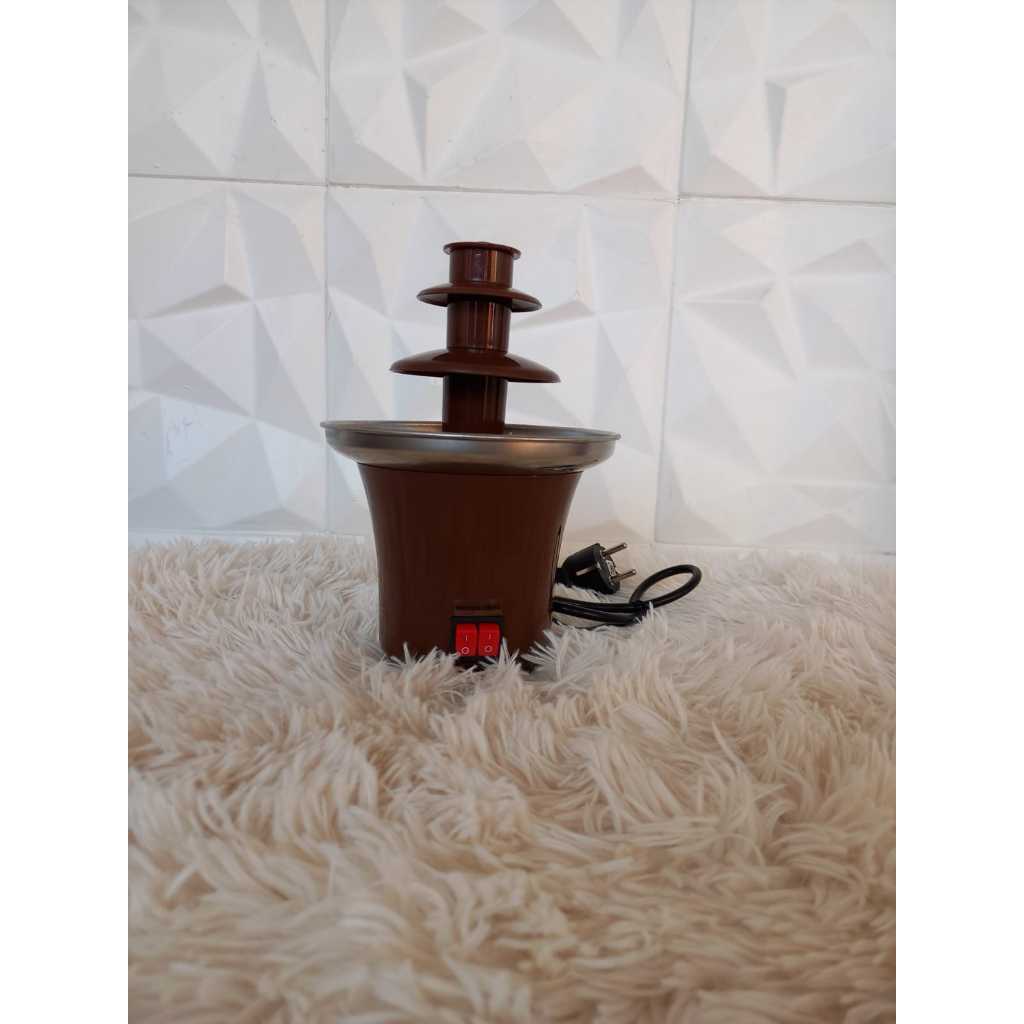 Mini Cascata Panela Fondue Eletrica Fonte De Chocolate 220v