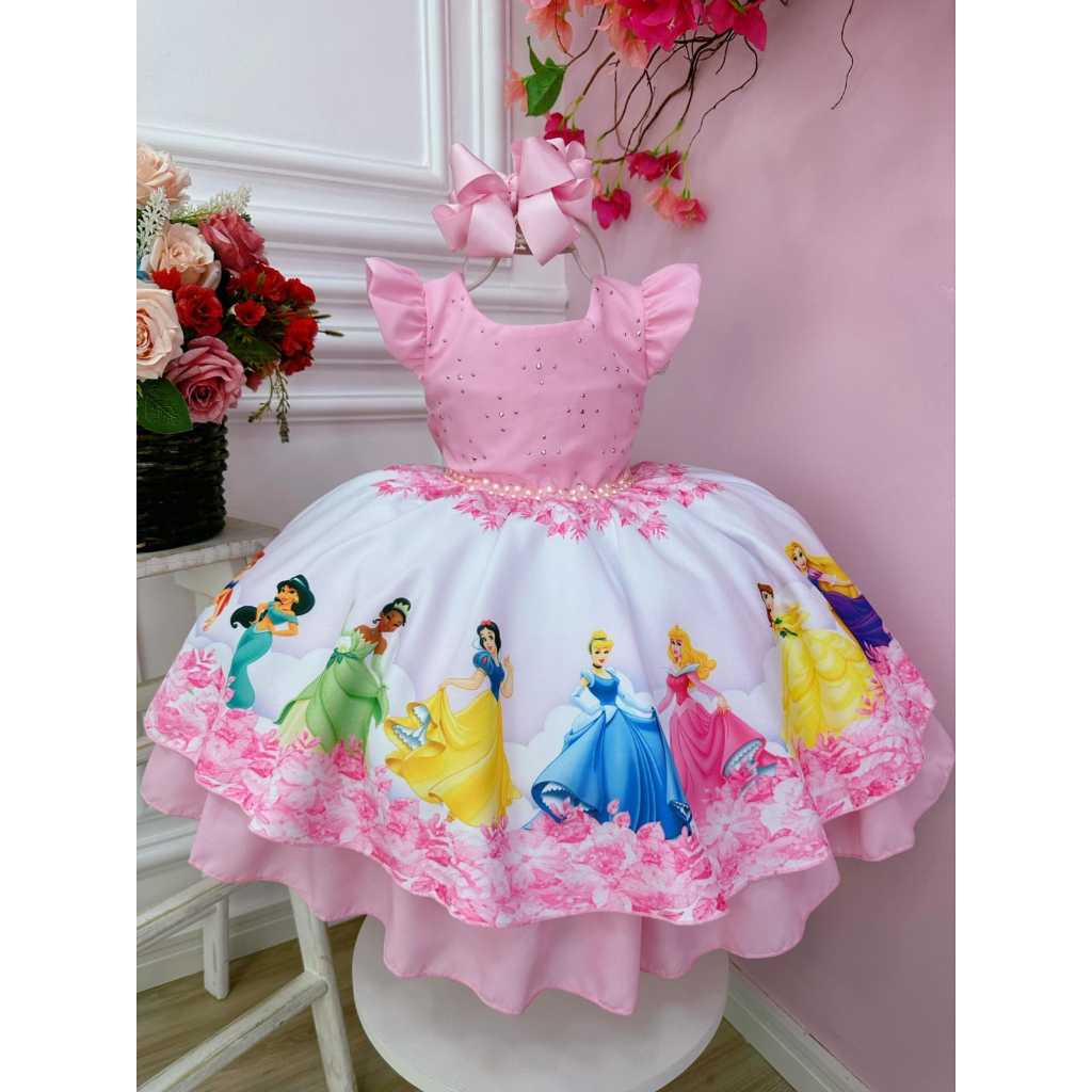 princesa  Princesa Dress Up Set - Vestido princesa para meninas