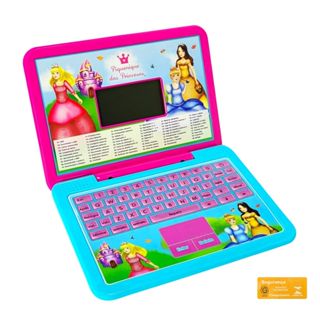 Computador Infantil Laptop Corrida Carros Bilíngue 60 Jogos