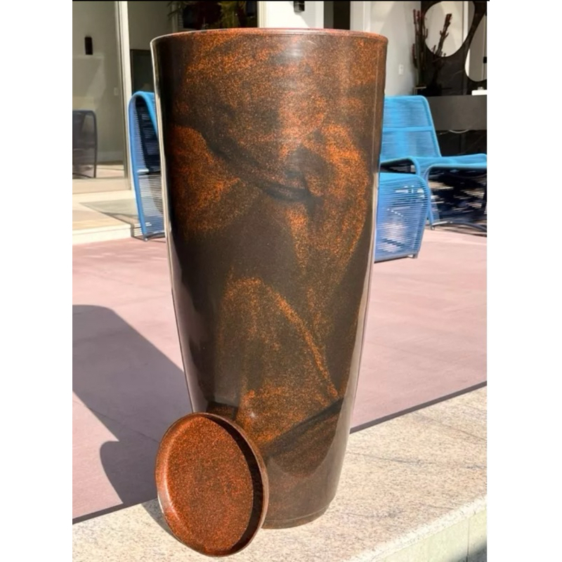 Vaso para Planta coluna Lisa Moderna N4