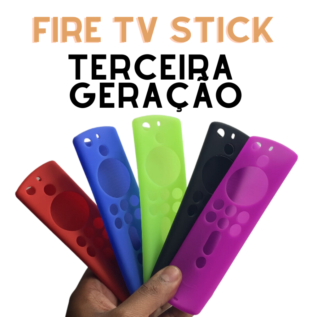 Capa Para Controle Remoto Amazon Fire TV Stick 3ª geração capinha varias cores