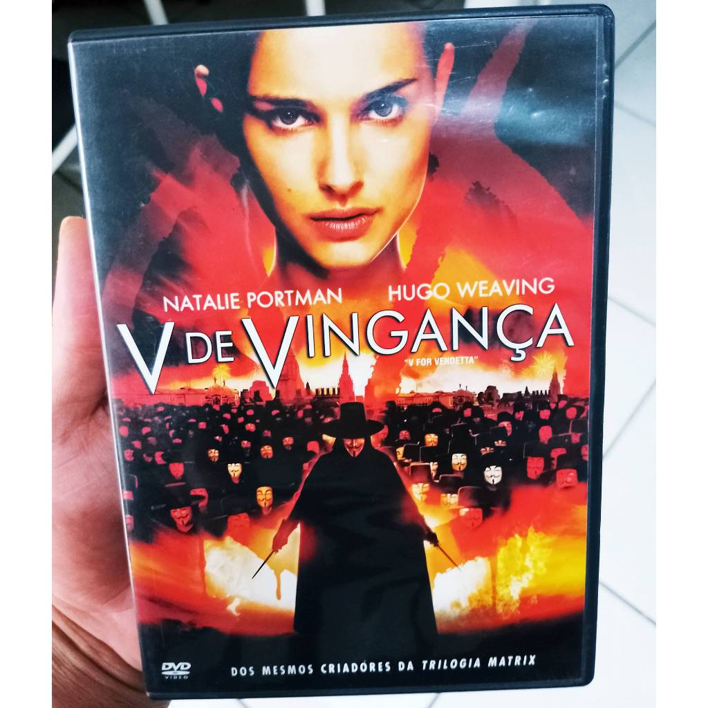 V de VINGANÇA (Natalie Portman/Hugo Weaving) dos criadores de