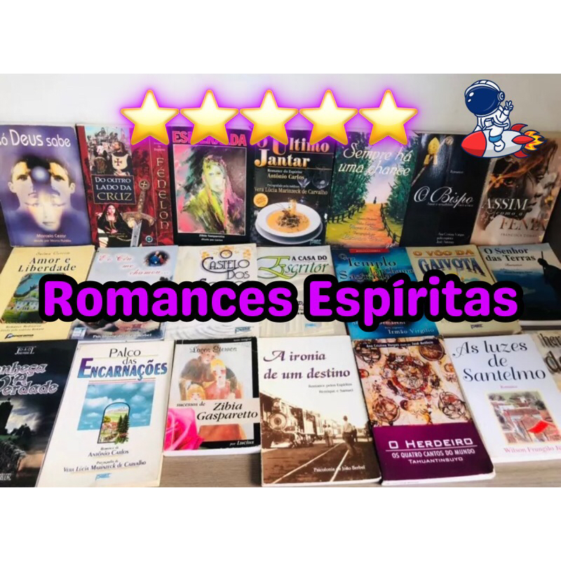 Livros Romance Espírita Usados - Diversos Autores