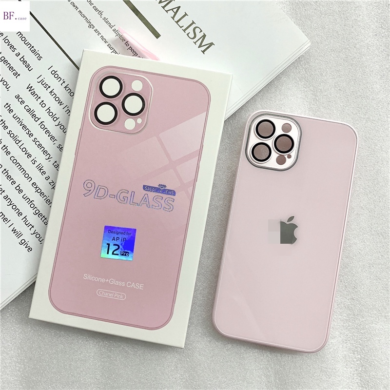 Capa Glass iPhone 12 Pro Max (Chanel Pink)