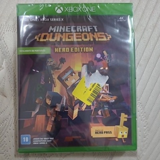 Minecraft Dungeons Jogo Xbox Hero Edition Vídeo Game Físico