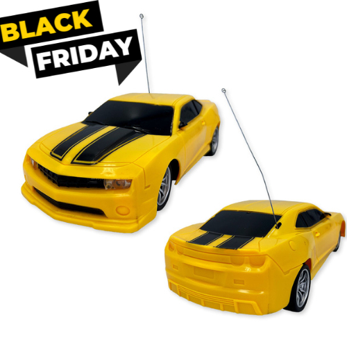 Carro de controle remoto camaro bumblebee 1 18 cks