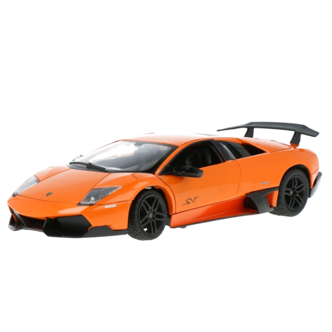 Miniatura de ferro Carro Lamborghini Murcielago SV 670 abre as