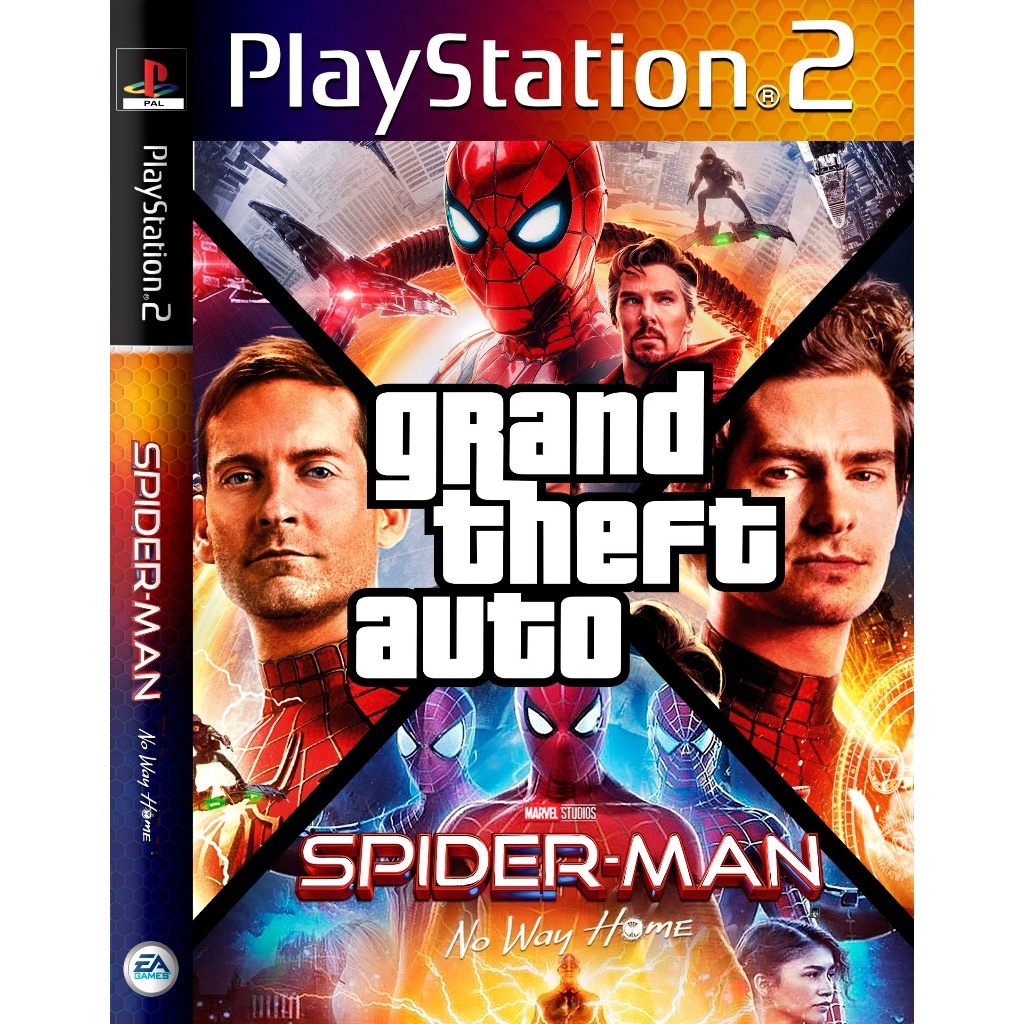 Grand Theft Auto - Spider-Man No Way Home - Jogo para PS2 / Playstation 2