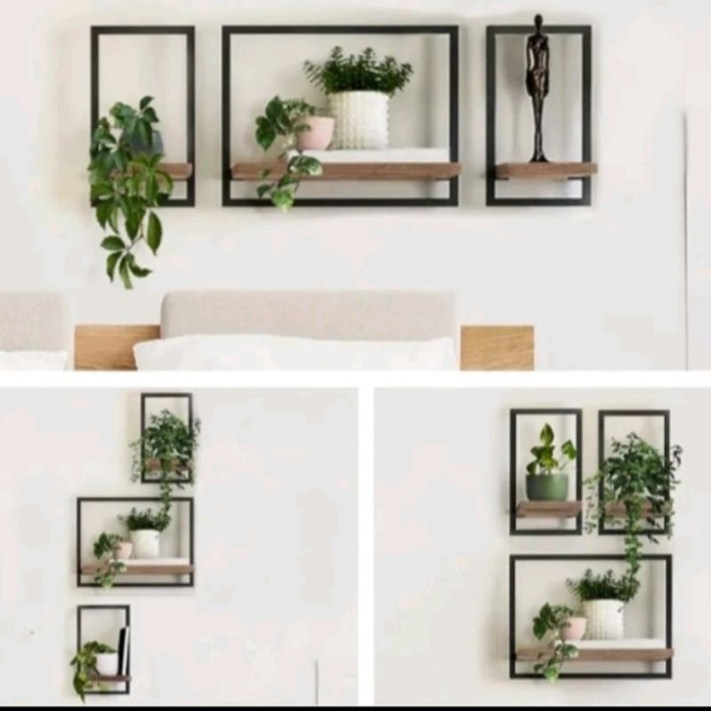 Trio Quadros Decorativos Estilo Industrial