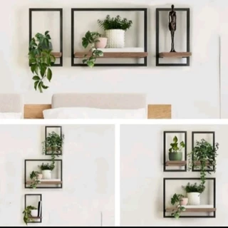 Trio Quadros Decorativos Estilo Industrial