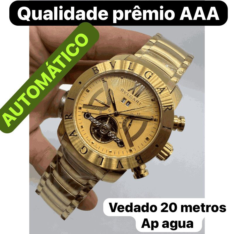 Comprar Relógio Masculino Invicta Zeus Magnum Dourado Azul P/aço - R$145,99  - Rélógios no Atacado