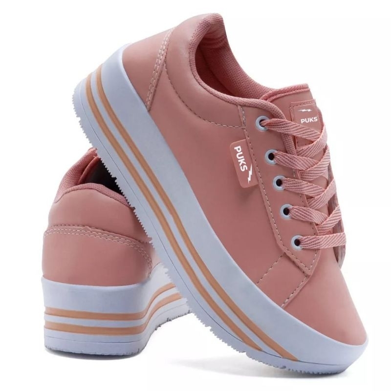 Tênis Sola Alta Tenis Plataforma Feminino Barato Tenis Plataforma