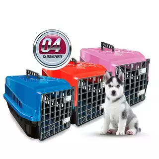 Caixa de Transporte P/ Cães e Gatos Grandes Mec Podyum N°4