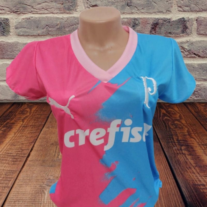 Camiseta de Futebol Feminina Do Inter Rosa Nova Baby Loock Justinha em Dry  Rosinha Com Bordado do Time Internacional Original Colorado