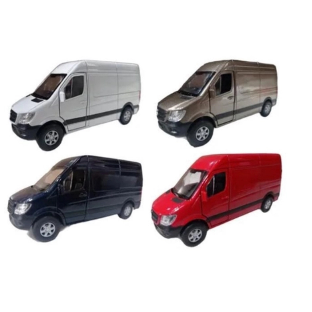 Miniatura Carro Van Mercedes-benz Sprinter Ferro 1:48 van