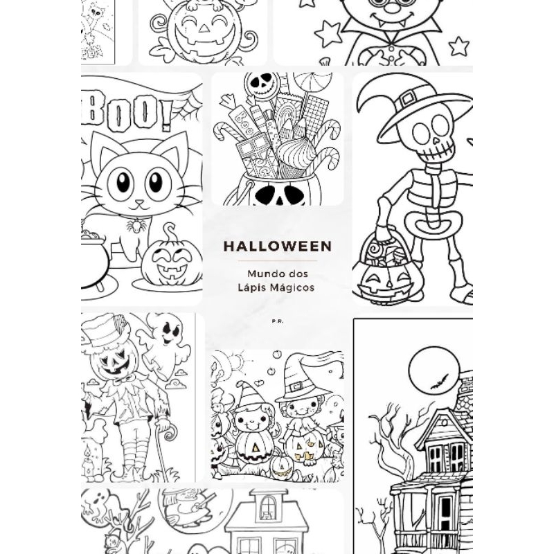 halloween desenhos para desenhar em Promoção na Shopee Brasil 2023