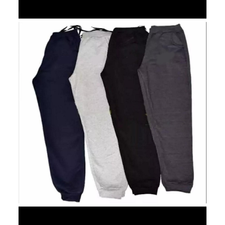 COTTON JOGGING PANTS - Navy blue