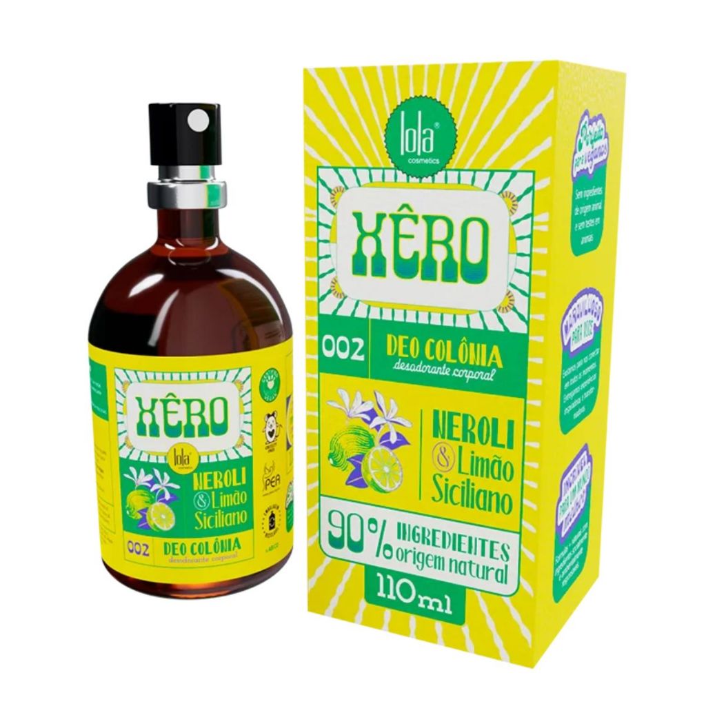 DEO COLÔNIA LOLA XÊRO NEROLI E LIMÃO SICILIANO 110ML