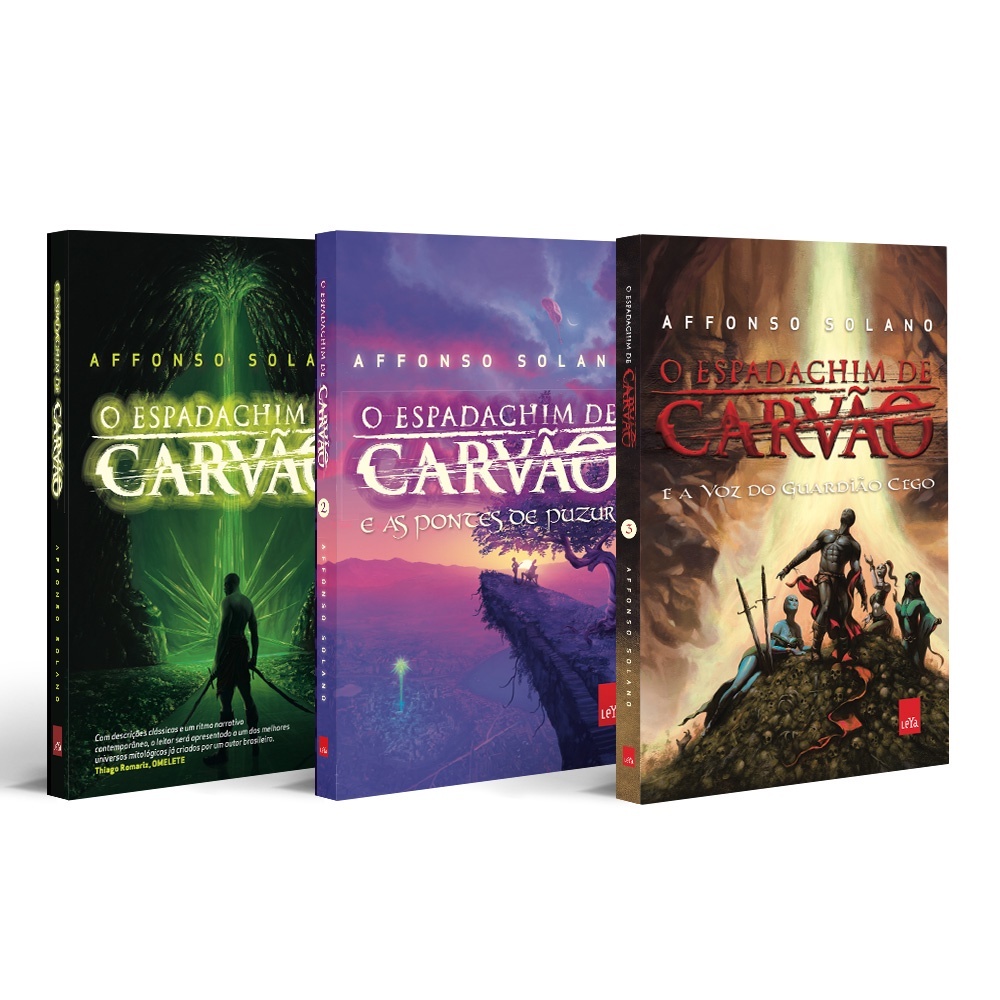 O Espadachim de Carvão 1, 2 e 3 - Affonso Solano