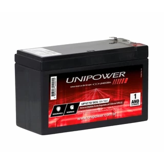 BATERIA 12V X 7AH SEG, PARA UPS, NOBREAKS, ALARMES, CERCA ELETRICA, CFTV