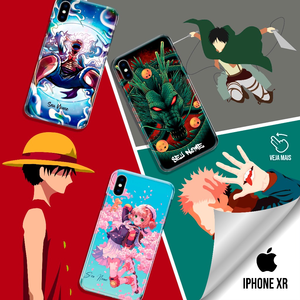 Capa Capinha - iPhone XR - Animes