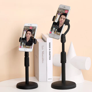 Suporte Tripé 360° Ideal Para Gravação de Vídeos Para Mesa Com Mini Pedestal Ajustável