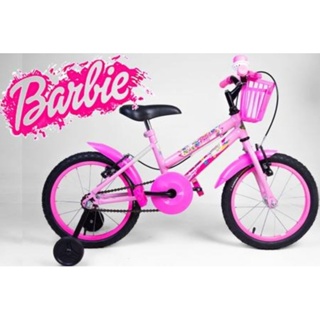 Bicicleta Infantil Aro 16 Caloi Barbie - Rosa+Azul