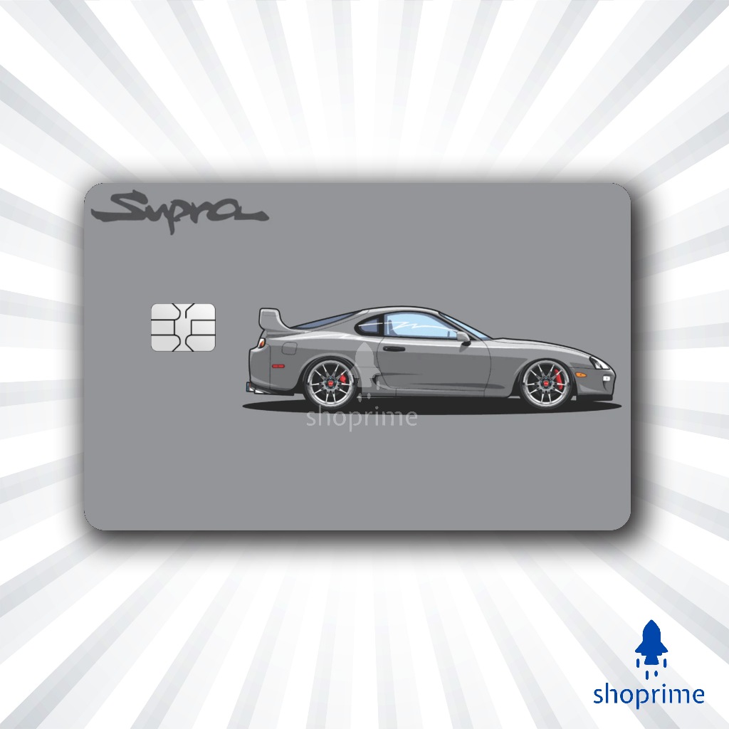 Adesivo Para Cartão De Crédito E Débito SUPRA CINZA