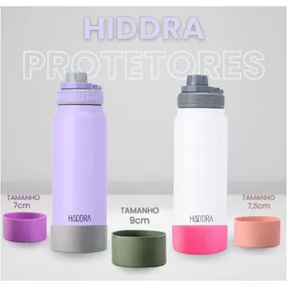 Protetor E Capa De Silicone Garrafa Térmica Hiddra 800ML 850ML 1200ML