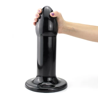 Plug Anal Gigante Flexível Pegasus 31 x 8,5cm Preto Brilhante 80097