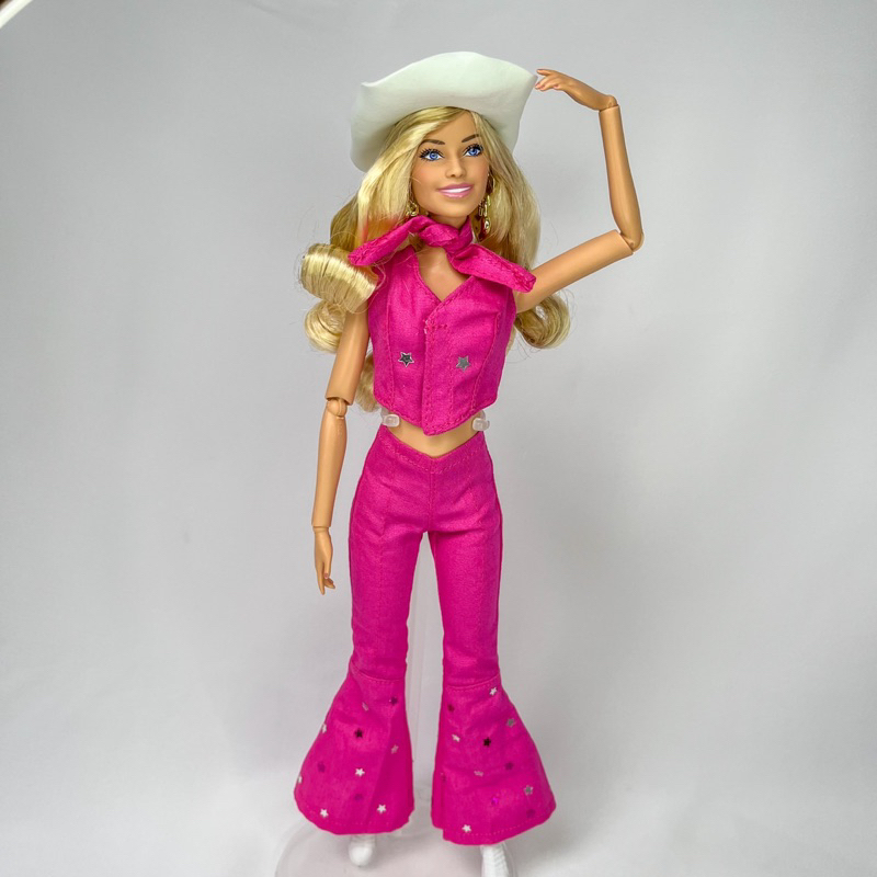 Conjunto cowgirl para boneca barbie - roupa barbie western