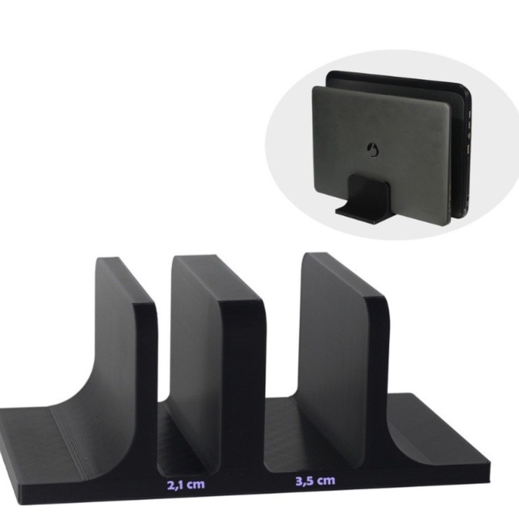 Suporte Duplo 2 Notebooks Macbook Samsung Dell Vertical