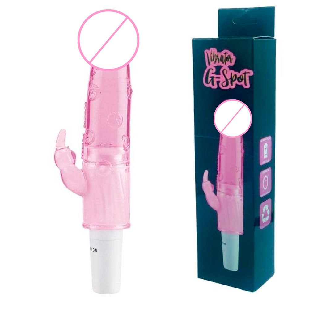 Vibrator G-Spot - Vibrador Estimulador de Clitóris Vibração Única 19 x 2,8 cm