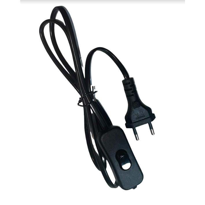 Rabicho/cordão De Abajur 2mt Com Interruptor