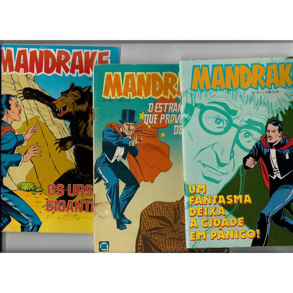 Mandrake Nº 27 Editora Saber 1974