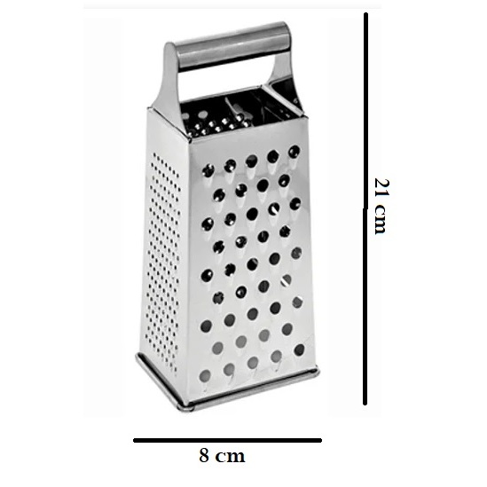Ralador Top Útil 22x8Cm Prático E Fácil de Aço 4 Faces Inoxidável Multifuncional Legumes Queijos