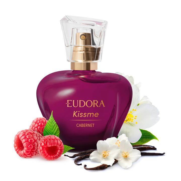Perfume Kiss Me Cabernet Eudora 50ml Feminino (Nova embalagem