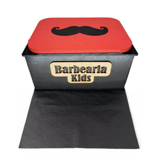 puff De Criança Cadeira De Barbeiro Baby Bank Infantil barbearia