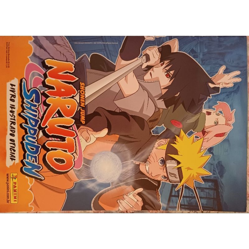 Álbum de Figurinhas Naruto Shippuden Completo para Colar, Brinquedo  Editora Panini 2016 Usado 84059860